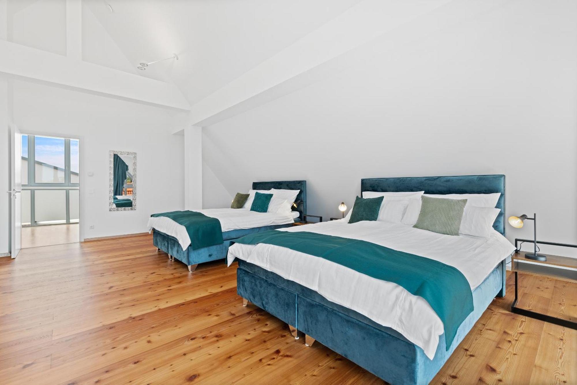 Helloflats - Luxus-Penthouse - Balkon - Parking - Zentrum - Therme - Naehe Flughafen Muc Erding Buitenkant foto