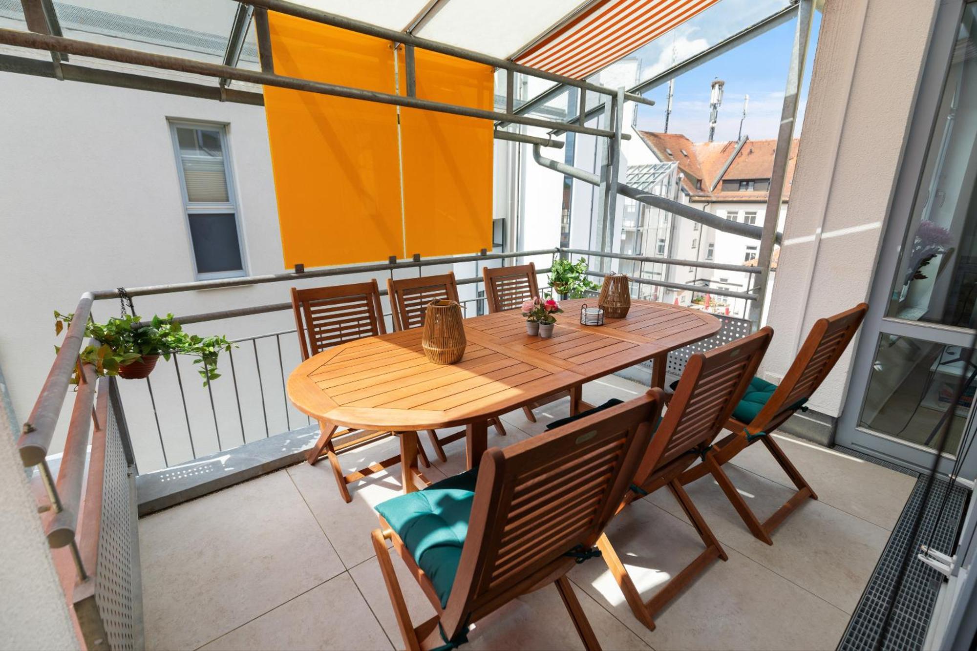 Helloflats - Luxus-Penthouse - Balkon - Parking - Zentrum - Therme - Naehe Flughafen Muc Erding Buitenkant foto